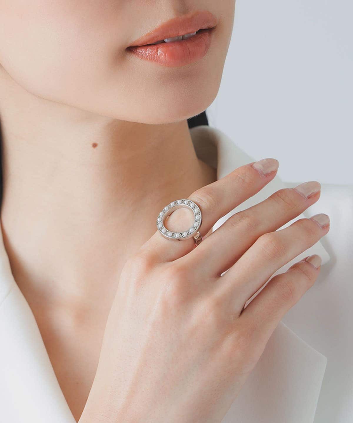 gren グリン / パール ラウンド リング アクセサリー WOMEN SILVER ONE SIZE