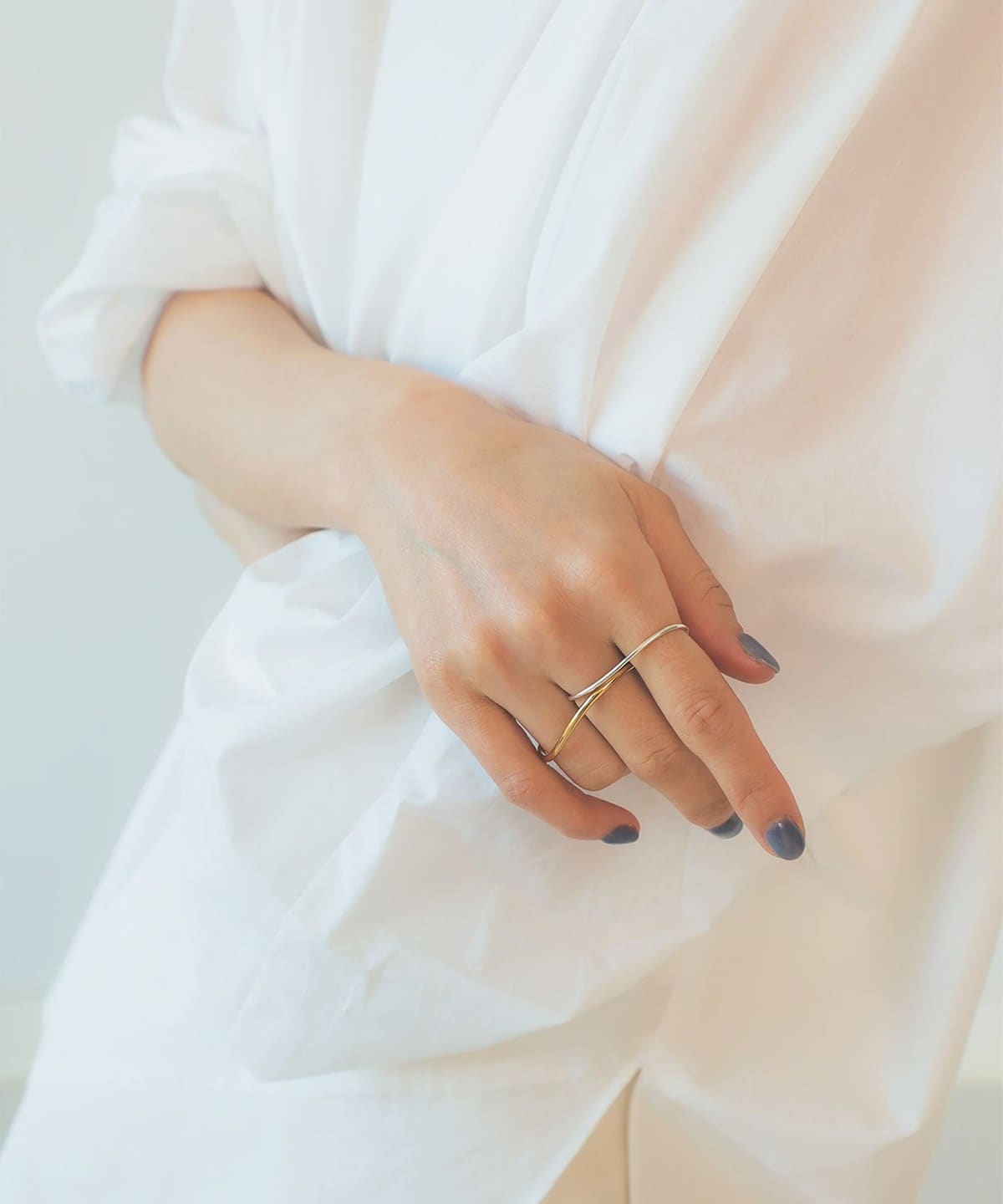 Rieuk / ダブル ウエーブ リング01 アクセサリー WOMEN MIX ONE SIZE Rieuk / ダブル ウエーブ リング01 アクセサリー WOMEN MIX ONE SIZE
