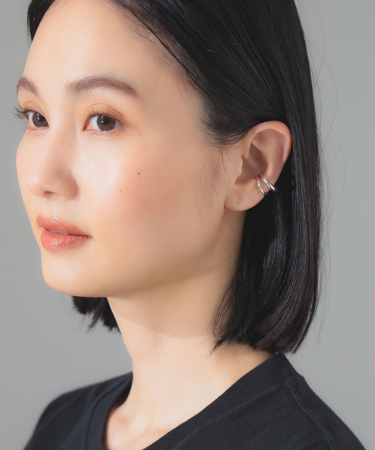 ISOLATION / クリア イヤーカフ シルバー アクセサリー WOMEN SILVER ONE SIZE ISOLATION / クリア イヤーカフ シルバー アクセサリー WOMEN SILVER ONE SIZE