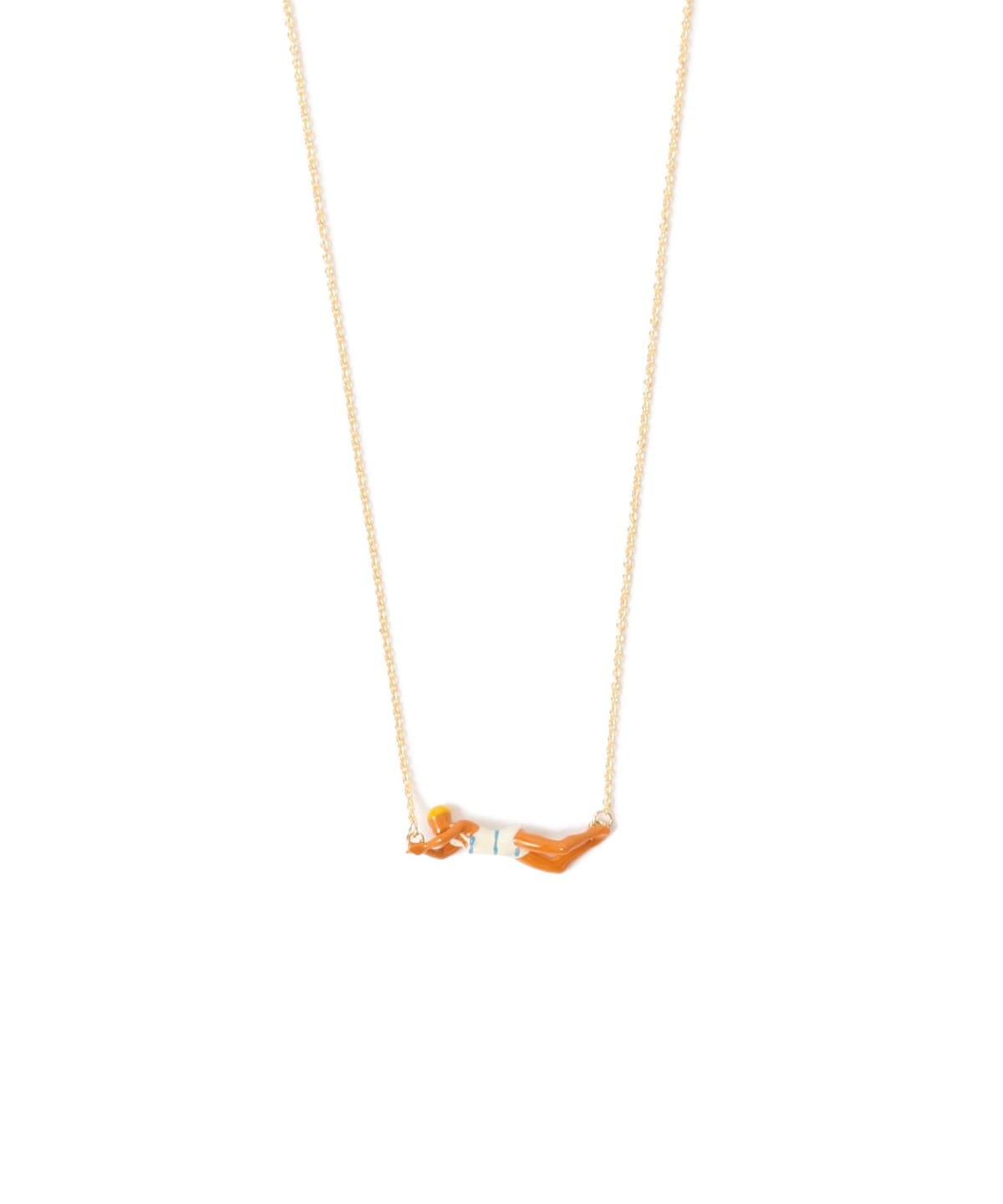 ALIITA / NADADORA ネックレス アクセサリー WOMEN WHITE×BLUE ONE SIZE ALIITA / NADADORA ネックレス アクセサリー WOMEN WHITE×BLUE ONE SIZE