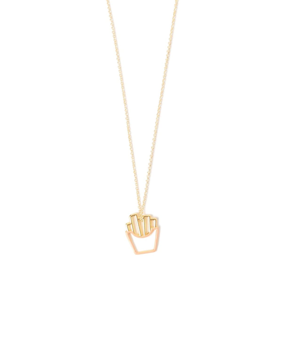 ALIITA / PAPITAS エナメル ネックレス アクセサリー WOMEN GOLD×PINK ONE SIZE ALIITA / PAPITAS エナメル ネックレス アクセサリー WOMEN GOLD×PINK ONE SIZE