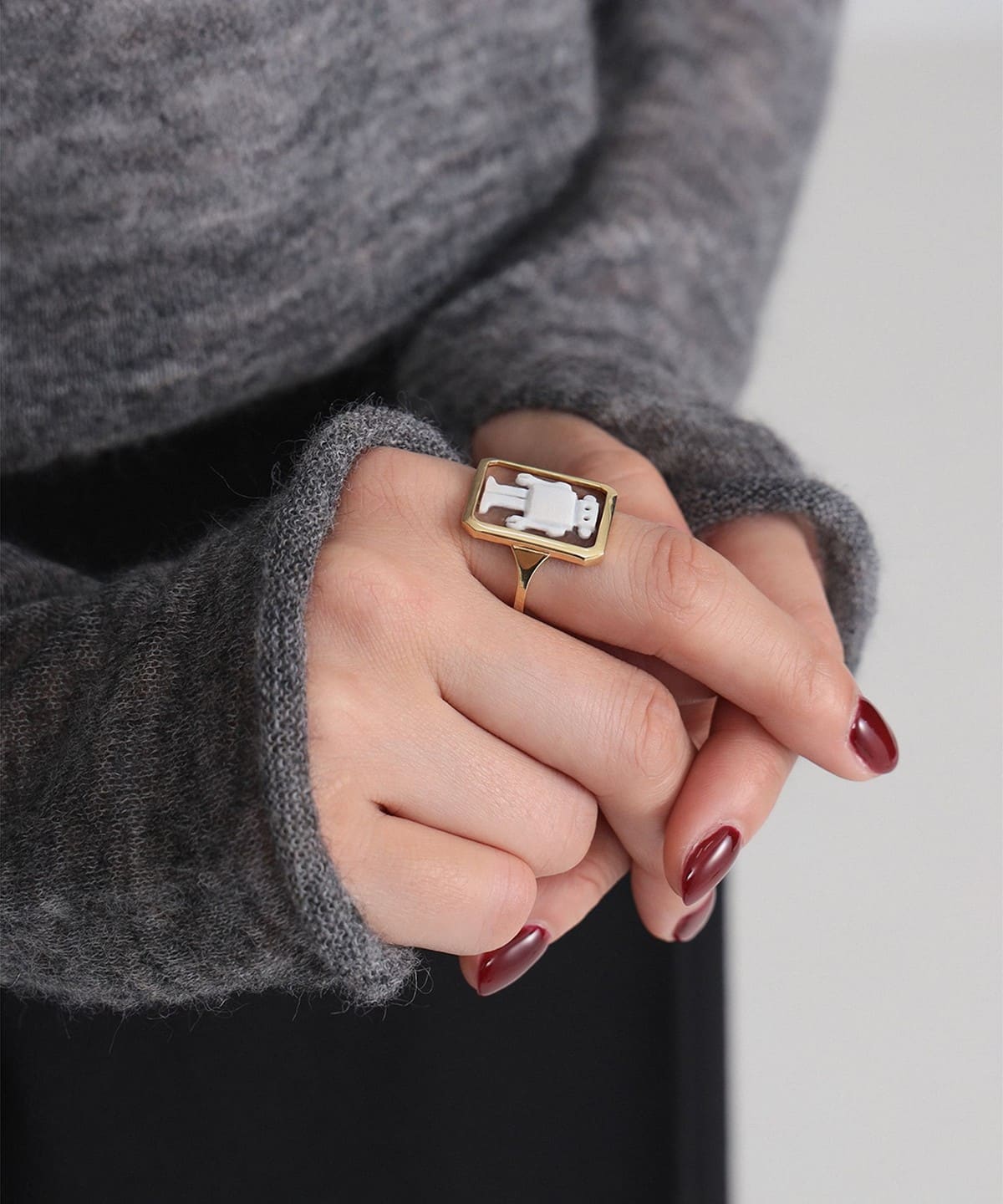 ALIITA / カメオ ROBOT リング アクセサリー WOMEN GOLD S ALIITA / カメオ ROBOT リング アクセサリー WOMEN GOLD S