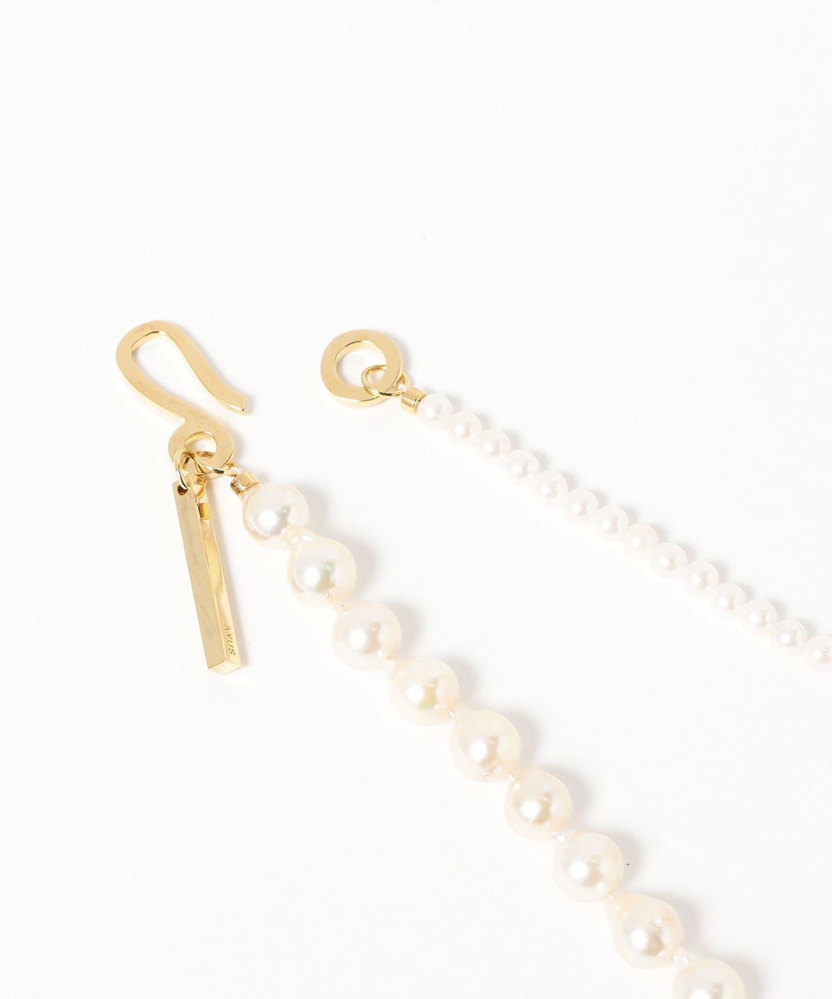 【美品】エステール 本真珠ネックレス バロック2点セットシルバー刻印 k18刻印 6月誕生石 シルバー あこや真珠 ネックレス イヤリング 2点