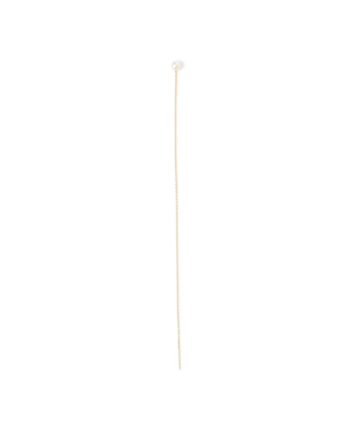 限定出品！Bijou de M パール ロングチェーン ピアス 片耳 EFFE BEAMS（エッフェ ビームス）Bijou de M / プチ パール