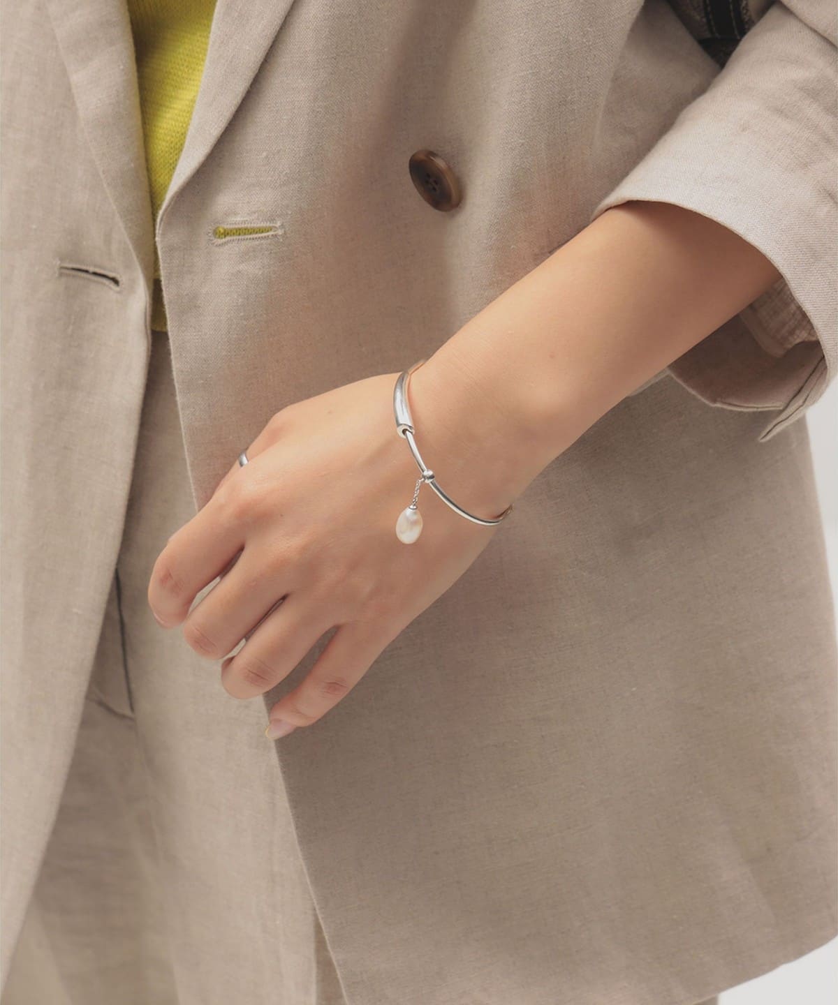 PLOW Flower Stalk Bracelet Silver