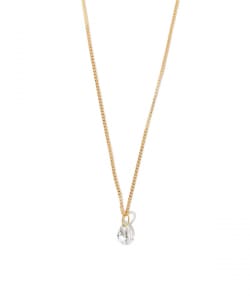 hirondelle et pepin / ペアシェイプカット ルースダイヤ ネックレス
