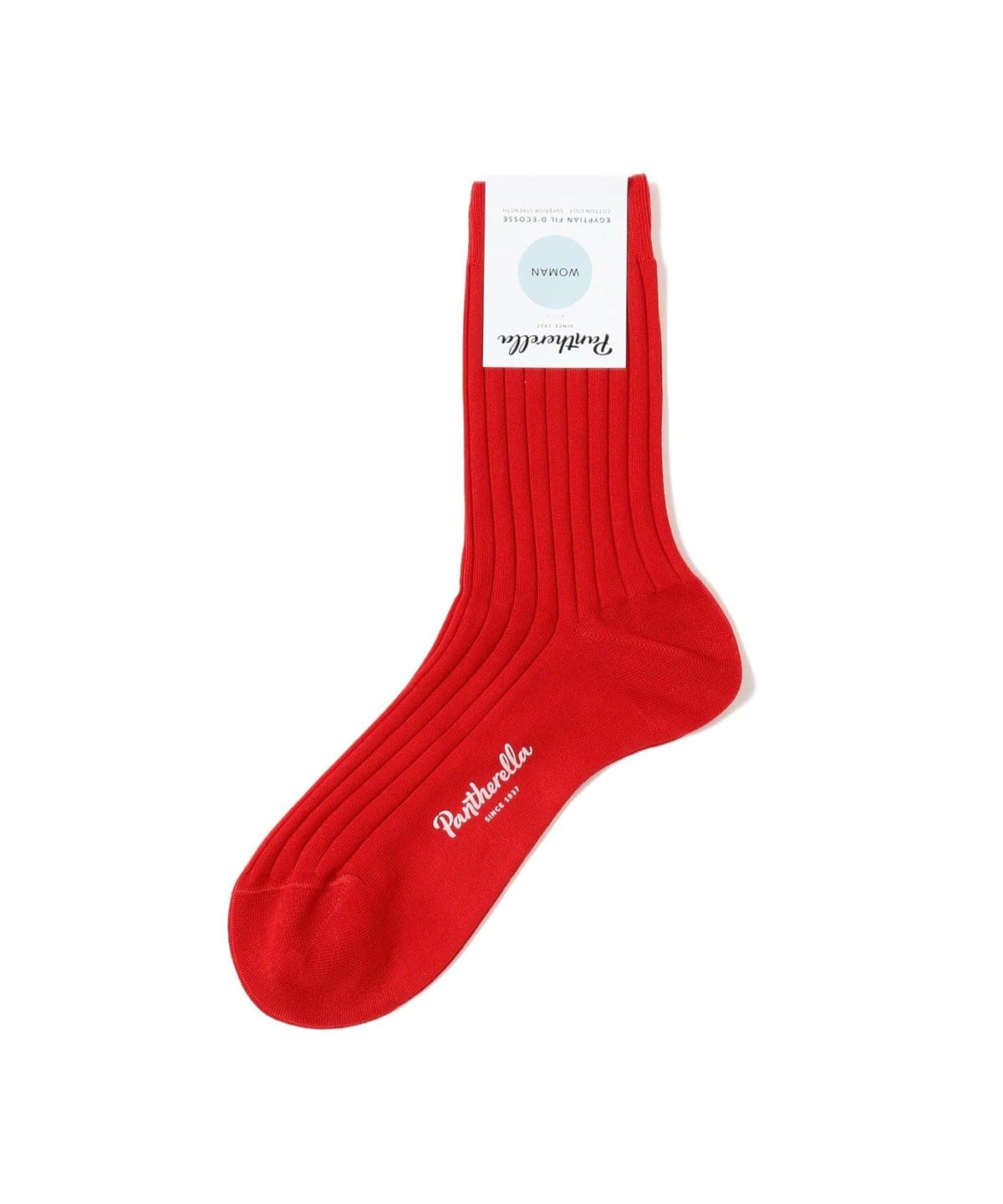 Pantherella パンセレラ / 8×2 リブ コットンナイロン ソックス レッグウェア WOMEN SCARLET ONE SIZE Pantherella パンセレラ / 8×2 リブ コットンナイロン ソックス レッグウェア WOMEN SCARLET ONE SIZE