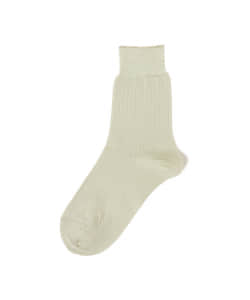 Demi-Luxe BEAMS / イレギュラーリブ ペールカラー ソックス