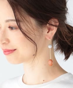 Demi-Luxe BEAMS / 天然石 バーピアス