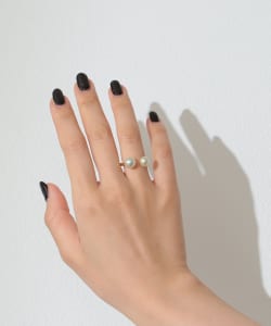 Demi-Luxe BEAMS / 女裝 珍珠 環狀 戒指