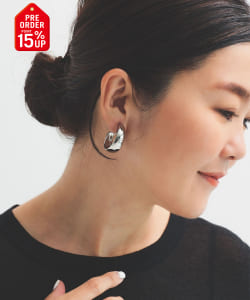 【+15%ポイントUP】クレセント ムーン イヤリング .M