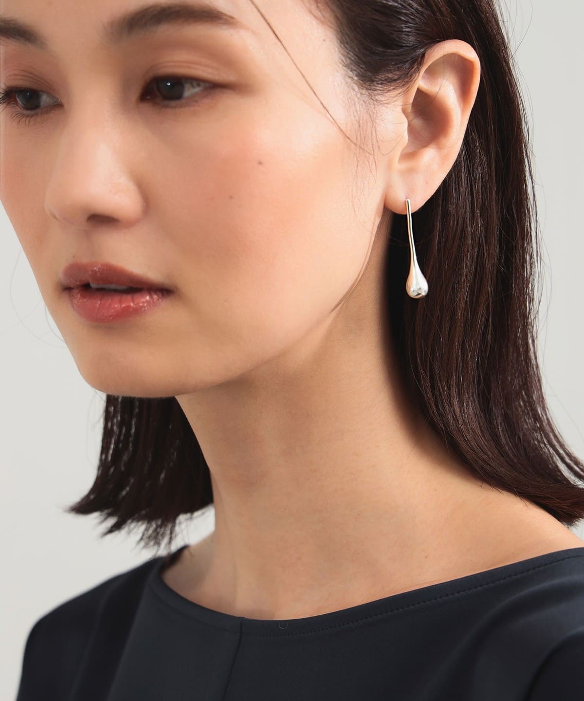 Demi-Luxe BEAMS（デミルクス ビームス）シルバー ドロップ ピアス