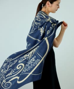 ▲【別注】ｍanipuri / BUBBLE ストール.