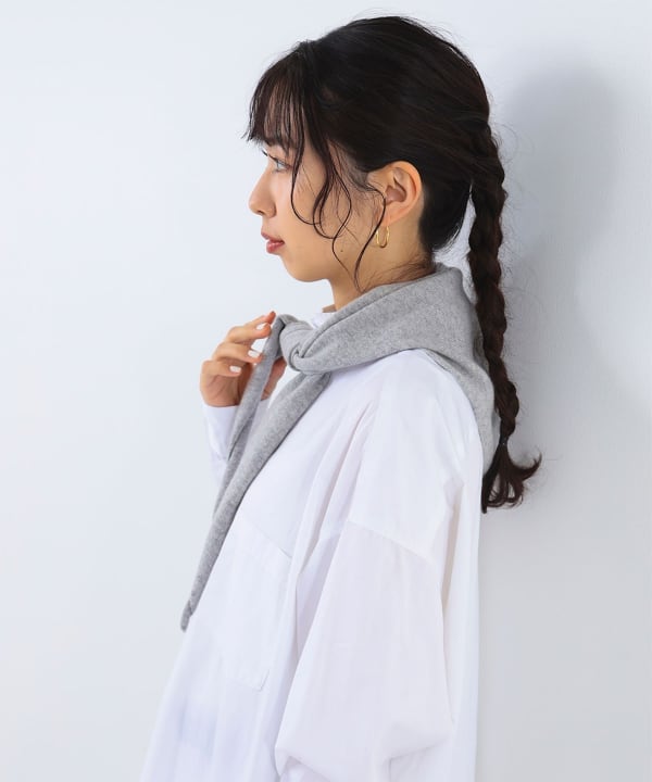 エクストリームカシミア バンダナ スカーフ　白 EXTREME CASHMERE X/エクストリームカシミヤ BANDANA（バンダナ