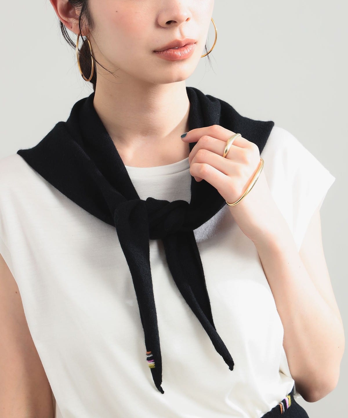 extreme cashmere エクストリームカシミヤ バンダナ raven Extreme