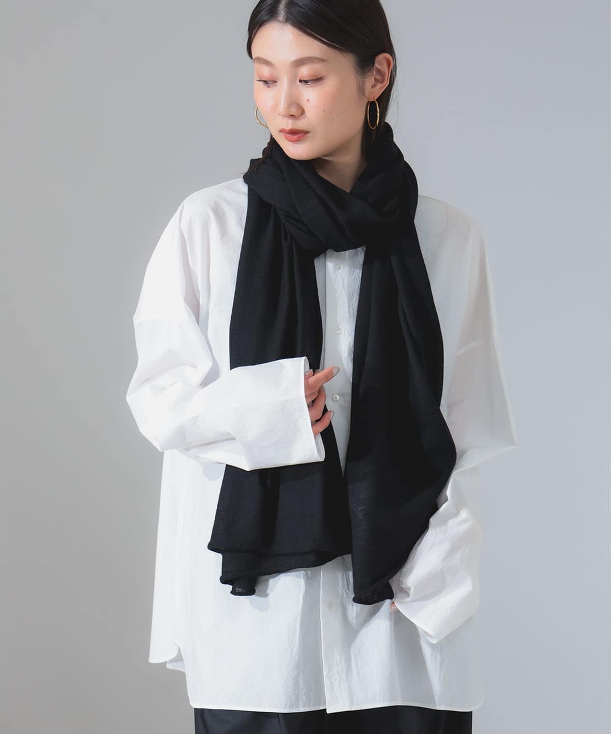 extreme cashmere エクストリーム カシミヤ / カシミヤストール ファッション雑貨 WOMEN RAVEN ONE SIZE extreme cashmere エクストリーム カシミヤ / カシミヤストール ファッション雑貨 WOMEN RAVEN ONE SIZE