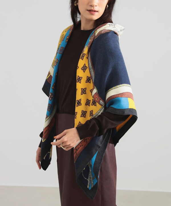 週末セール新品未使用　manipuriドットストラップベルト　フリンジストール BEAMS SELECTION for WOMEN（ビームス セレクション for ウィメン