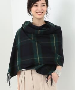 Demi-Luxe BEAMS / カシミヤタータンチェックストール