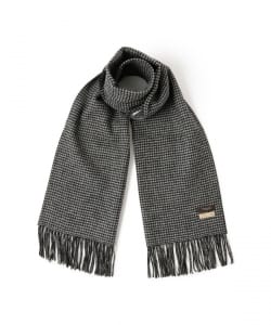 4mm千鳥格子 アルパカ リバーシブル ストール