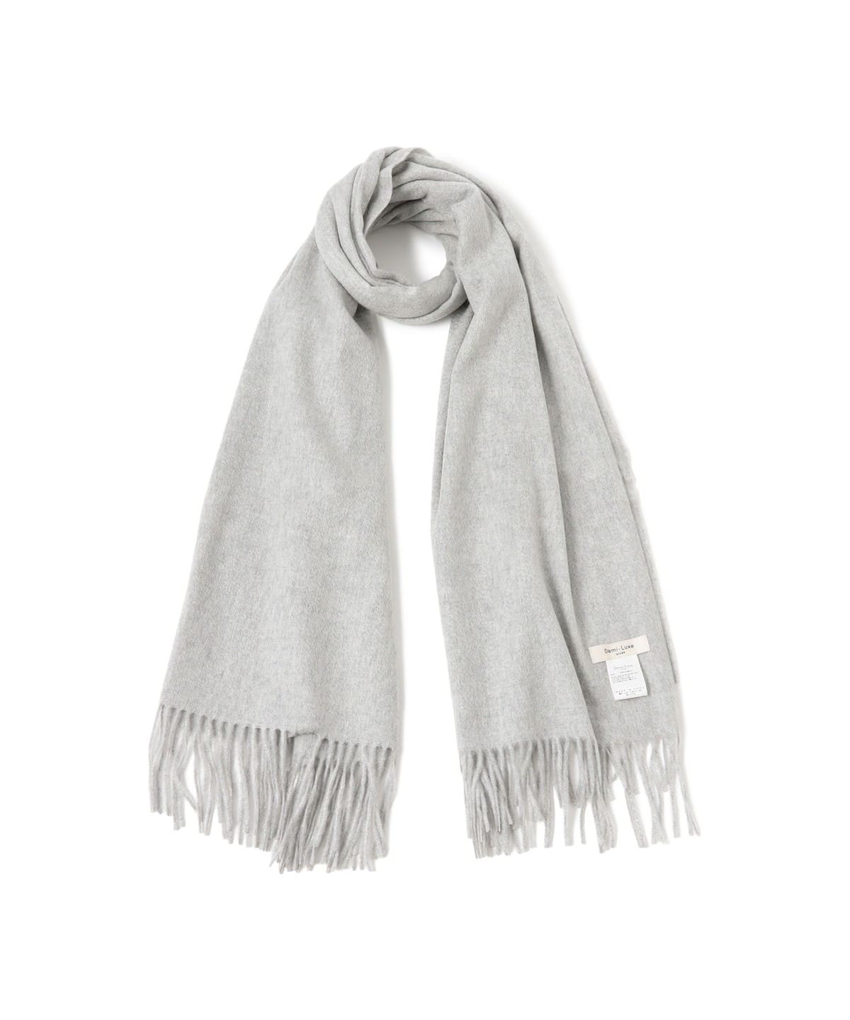 カシミヤ ソリッド ストール ファッション雑貨 WOMEN LIGHT. GREY ONE SIZE カシミヤ ソリッド ストール ファッション雑貨 WOMEN LIGHT. GREY ONE SIZE