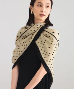 ｍanipuri / ジオメトリック ドット ストール