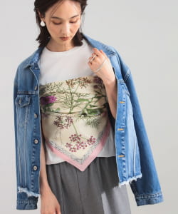 【モアバリエーション開催中】manipuri / ハーバルガーデン 大判スカーフ