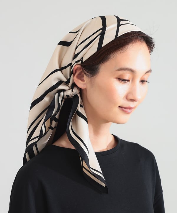 【+10%ポイントUP】lescarf / モノグラム スカーフ