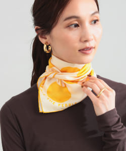 【+10%ポイントUP】sense the pebble / ビッグ ポルカドット スカーフ