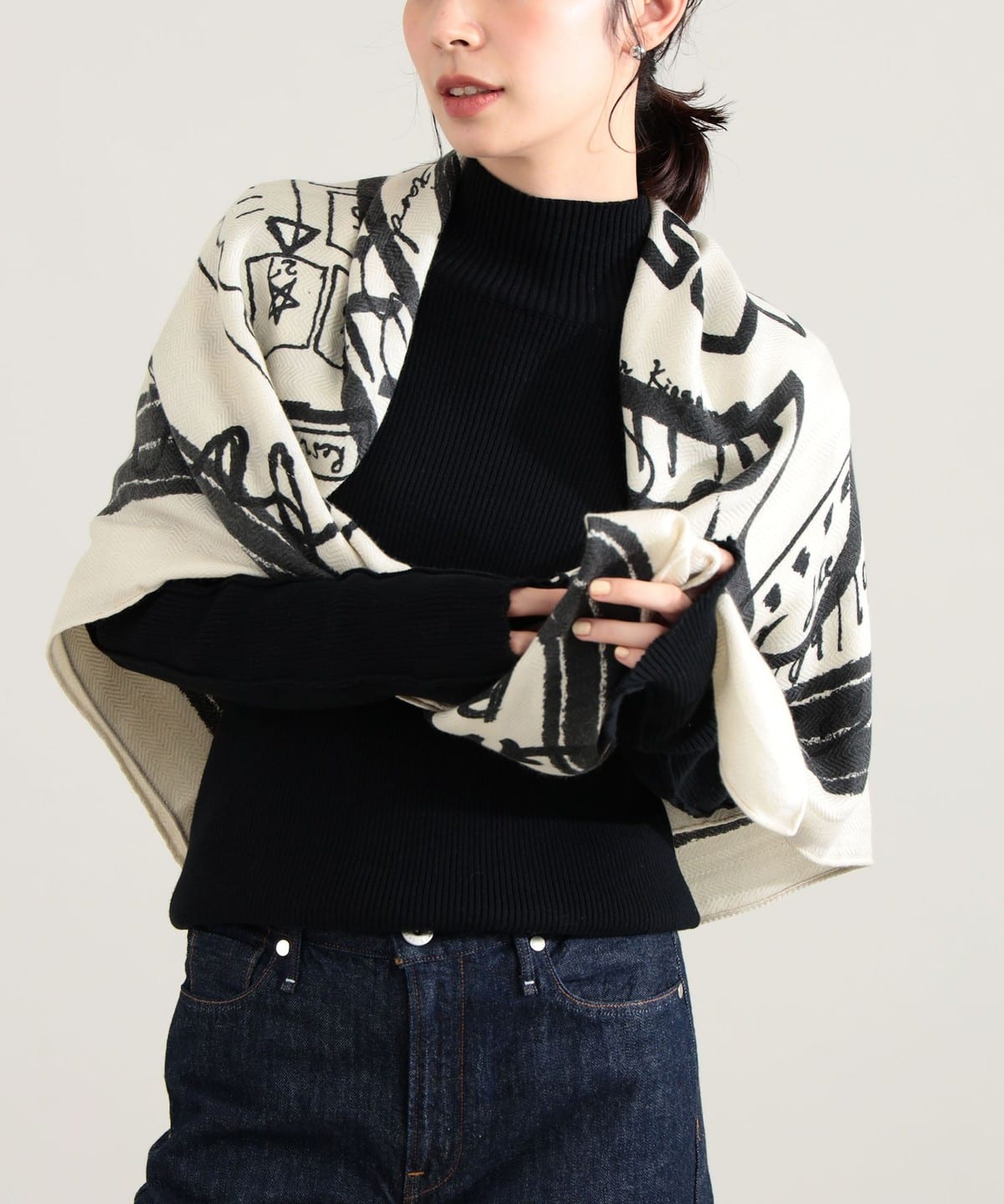 た*う様 manipuri別注ストール Demi-LuxeBEAMS デミルクス Demi-Luxe BEAMS（デミルクス ビームス）【+10%ポイントUP】【別注
