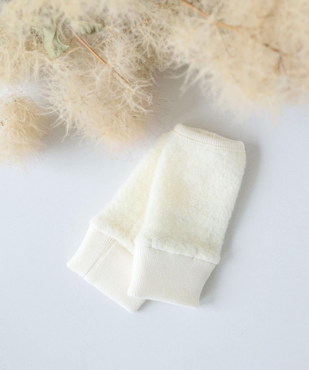 SLOANE スローン / シープパイル フィンガーレス グローブ ファッション雑貨 WOMEN WHITE ONE SIZE SLOANE スローン / シープパイル フィンガーレス グローブ ファッション雑貨 WOMEN WHITE ONE SIZE