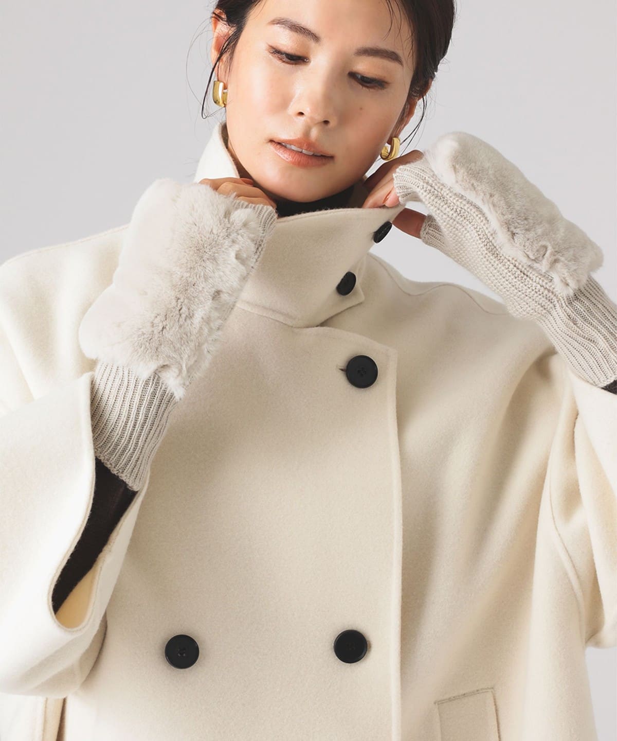 ALPO アルポ / ニット レッキス フィンガーレス グローブ ファッション雑貨 WOMEN LIGHT. BEIGE ONE SIZE ALPO アルポ / ニット レッキス フィンガーレス グローブ ファッション雑貨 WOMEN LIGHT. BEIGE ONE SIZE