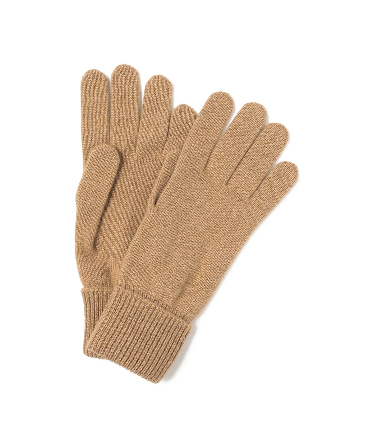 上原　■Johnstons of Elgin■カシミヤ100%グローブ Johnstons of Elgin カシミヤ リブニットグローブ