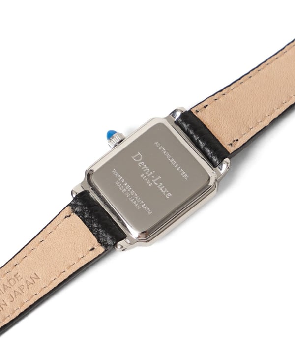 ●可動品●Demi-Luxe 腕時計　レザーウォッチ　ケース付きお気軽にコメント下さい^o^