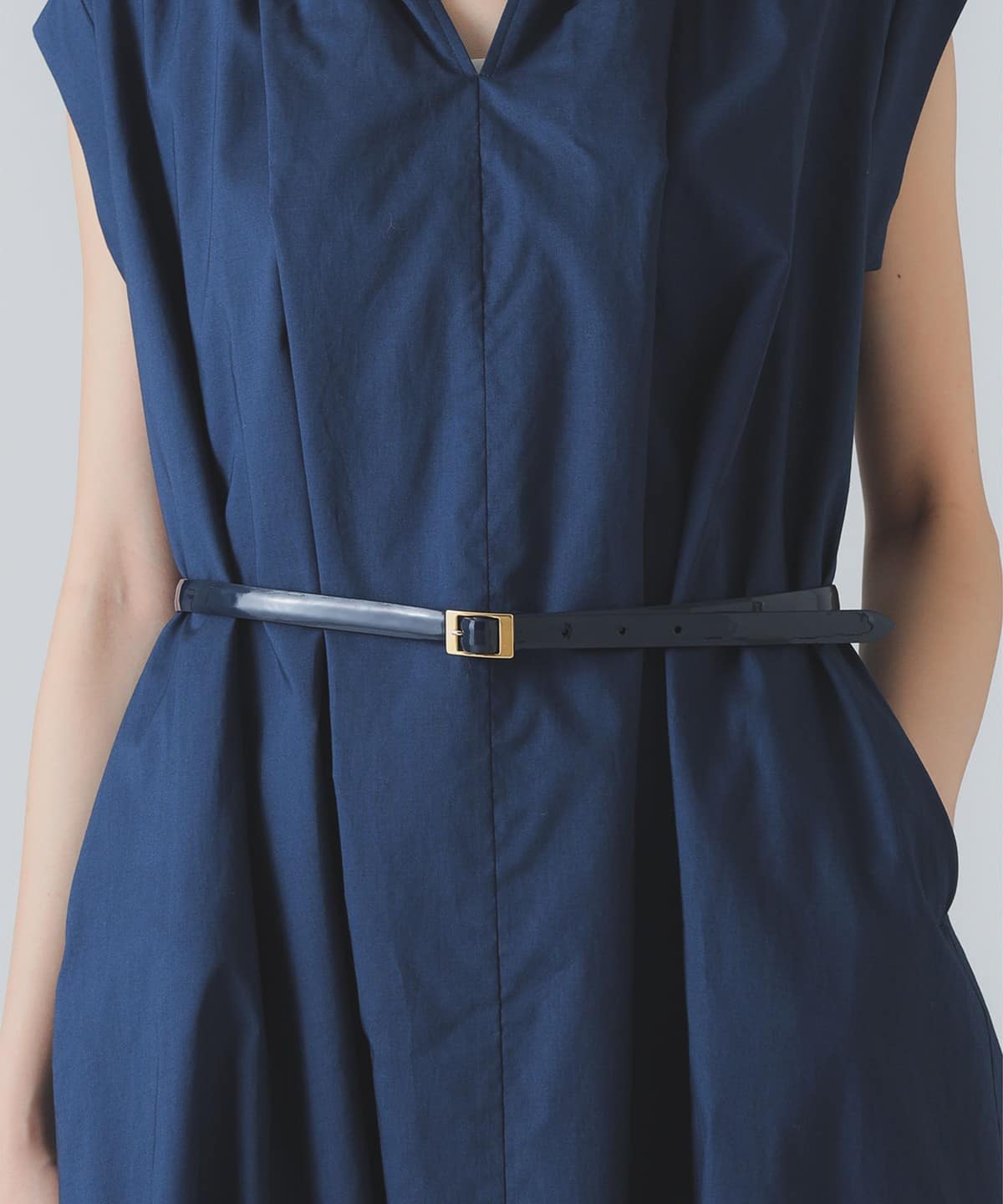 ANDERSONS / エナメル ベルト 15mm ファッション雑貨 WOMEN NAVY 80cm ANDERSONS / エナメル ベルト 15mm ファッション雑貨 WOMEN NAVY 80cm