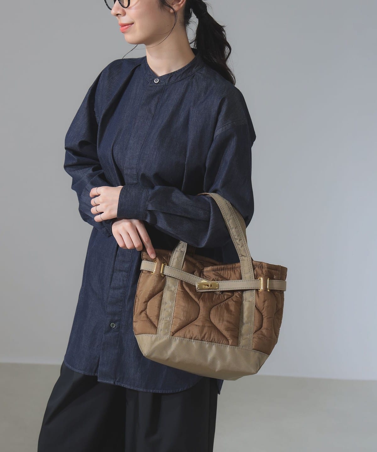 sita parantica シータ パランティカ / ナイロン キルト トートバッグ S バッグ WOMEN COYOTE ONE SIZE sita parantica シータ パランティカ / ナイロン キルト トートバッグ S バッグ WOMEN COYOTE ONE SIZE