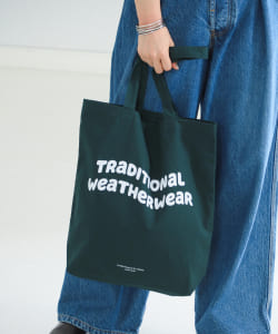 【モアバリエーション開催中】Traditional Weatherwear / ウェーブ ロゴ ガセット トートバッグ