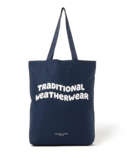 【モアバリエーション開催中】Traditional Weatherwear / ウェーブ ロゴ ガセット トートバッグ