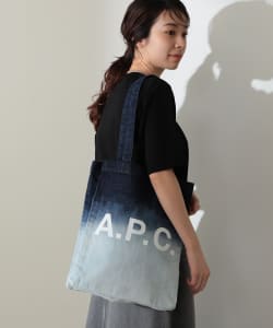 A.P.C. / TOTELOU デニム ロゴトートバッグ