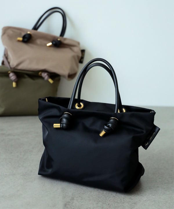 Demi-Luxe BEAMS (Demi-Luxe BEAMS) VIOLAd'ORO / BIANCA Nylon Tote ...