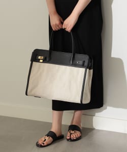 ORSETTO / キャンバス レザー トートバッグ