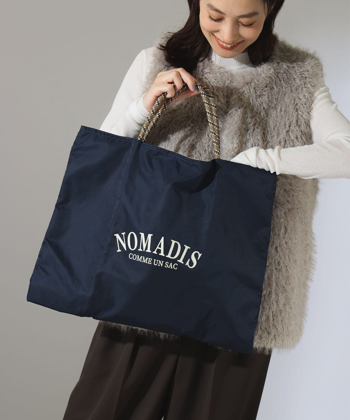 Demi-Luxe BEAMS（デミルクス ビームス）【別注】NOMADIS / SAC リバーシブル ロゴトートバッグ（バッグ トートバッグ）通販｜ BEAMS