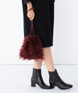 Demi-Luxe BEAMS / モヘヤ 2WAYバッグ