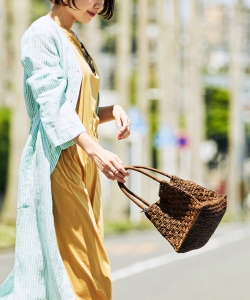 MAISON N.H PARIS / ZOE ラフィアバッグ