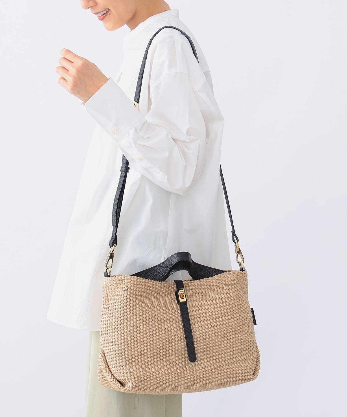 Demi-Luxe BEAMS（デミルクス ビームス）VIOLAd'ORO / ラフィア調 2WAY