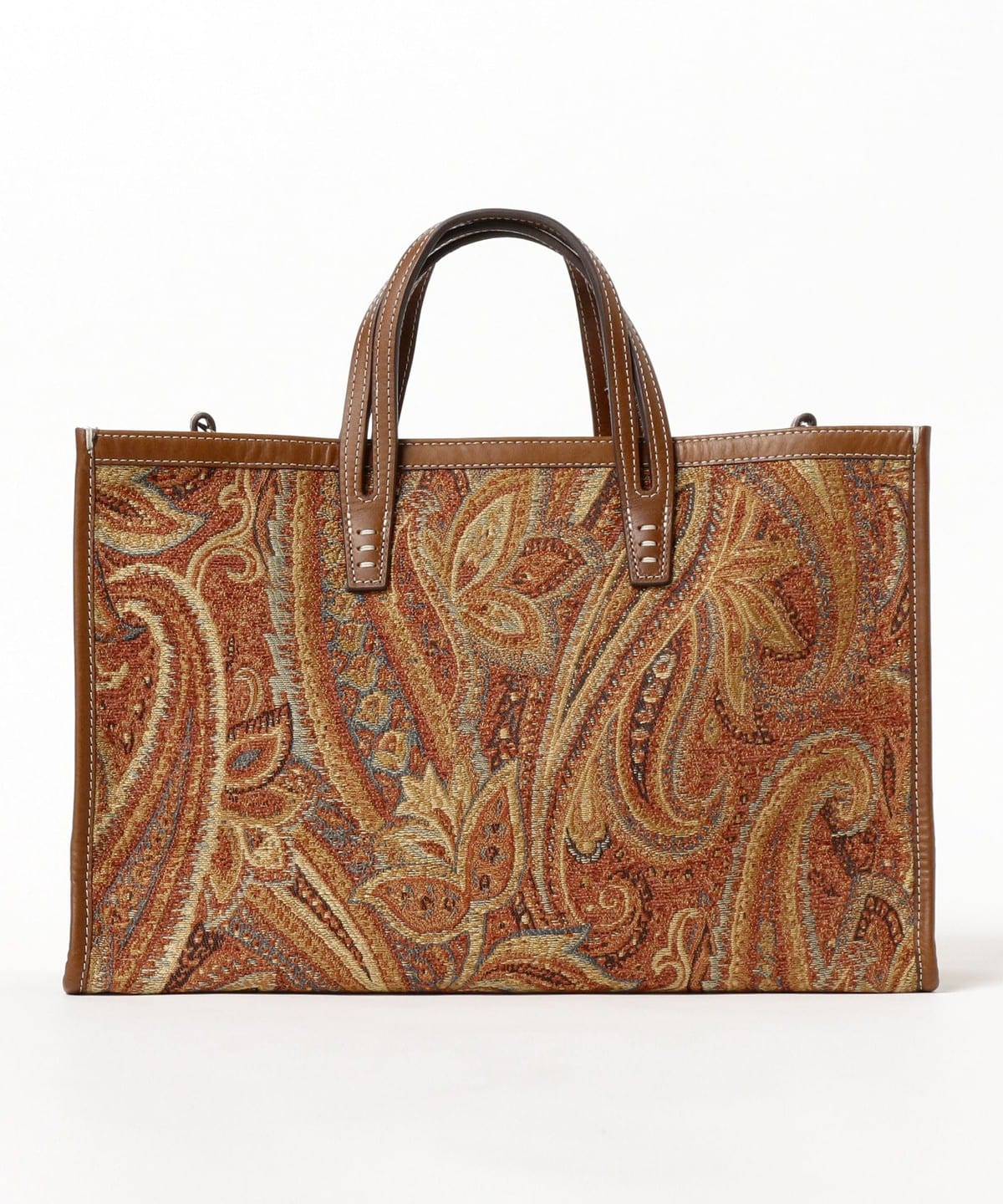 A VACATION / DAMBO TOTE ナチュラルペイズリー トート A VACATION （アヴァケーション） DUMBO ペイズリーフラップ
