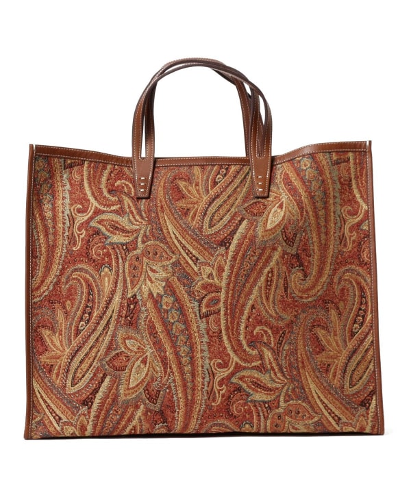 Demi-Luxe BEAMS Demi-Luxe BEAMS A VACATION / TANK PAISLEY Tote Bag (Bag  Tote Bag) Available at BEAMS