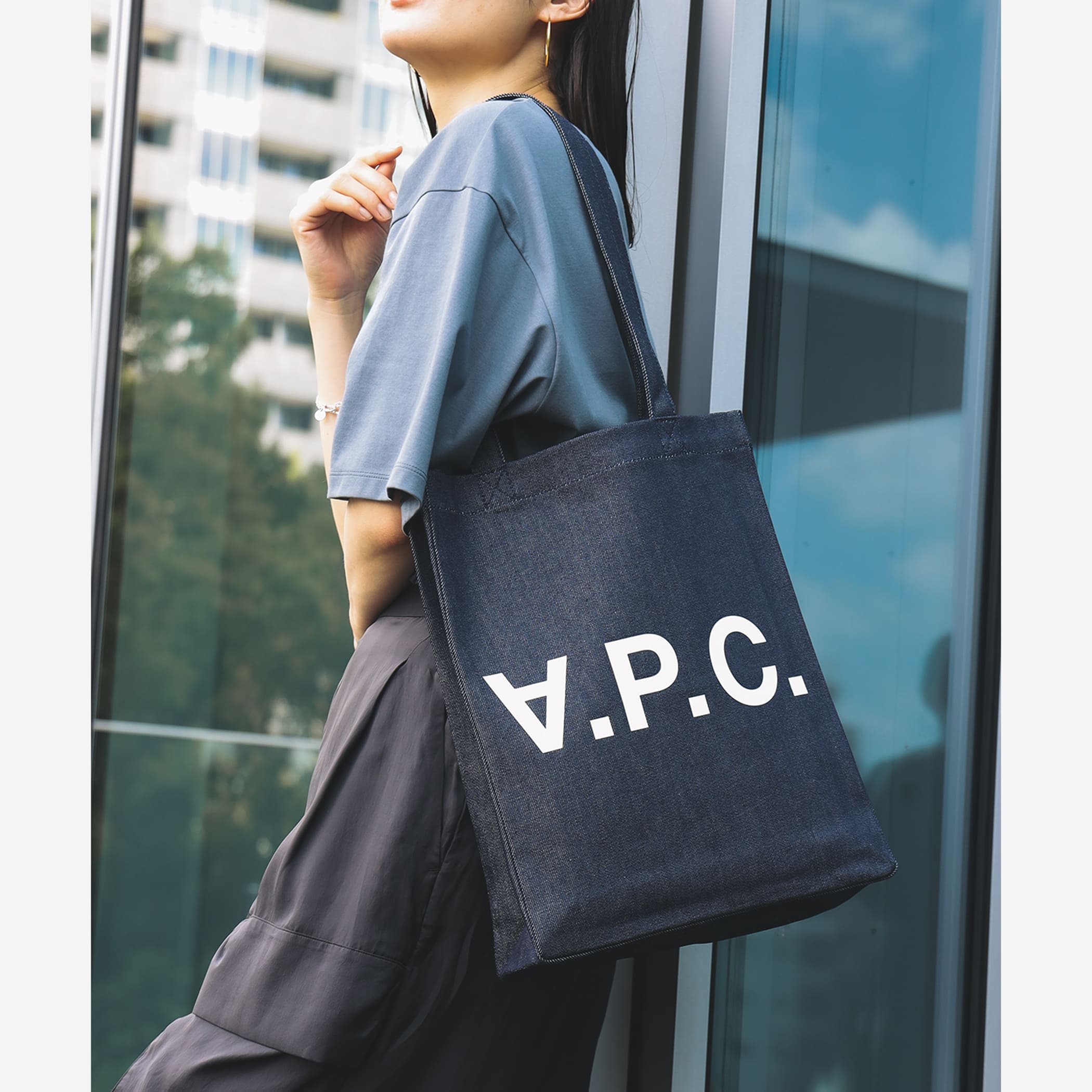 apc トート バッグ 安い デニム