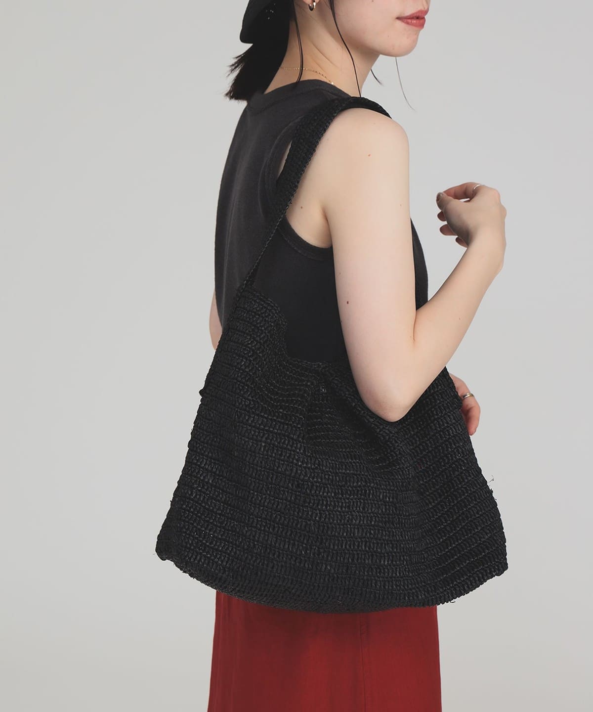 MAISON N. H PARIS メゾン・エヌ・アッシュ・パリ / TIFFANY ショルダーバッグ バッグ WOMEN NOIR ONE SIZE MAISON N. H PARIS メゾン・エヌ・アッシュ・パリ / TIFFANY ショルダーバッグ バッグ WOMEN NOIR ONE SIZE
