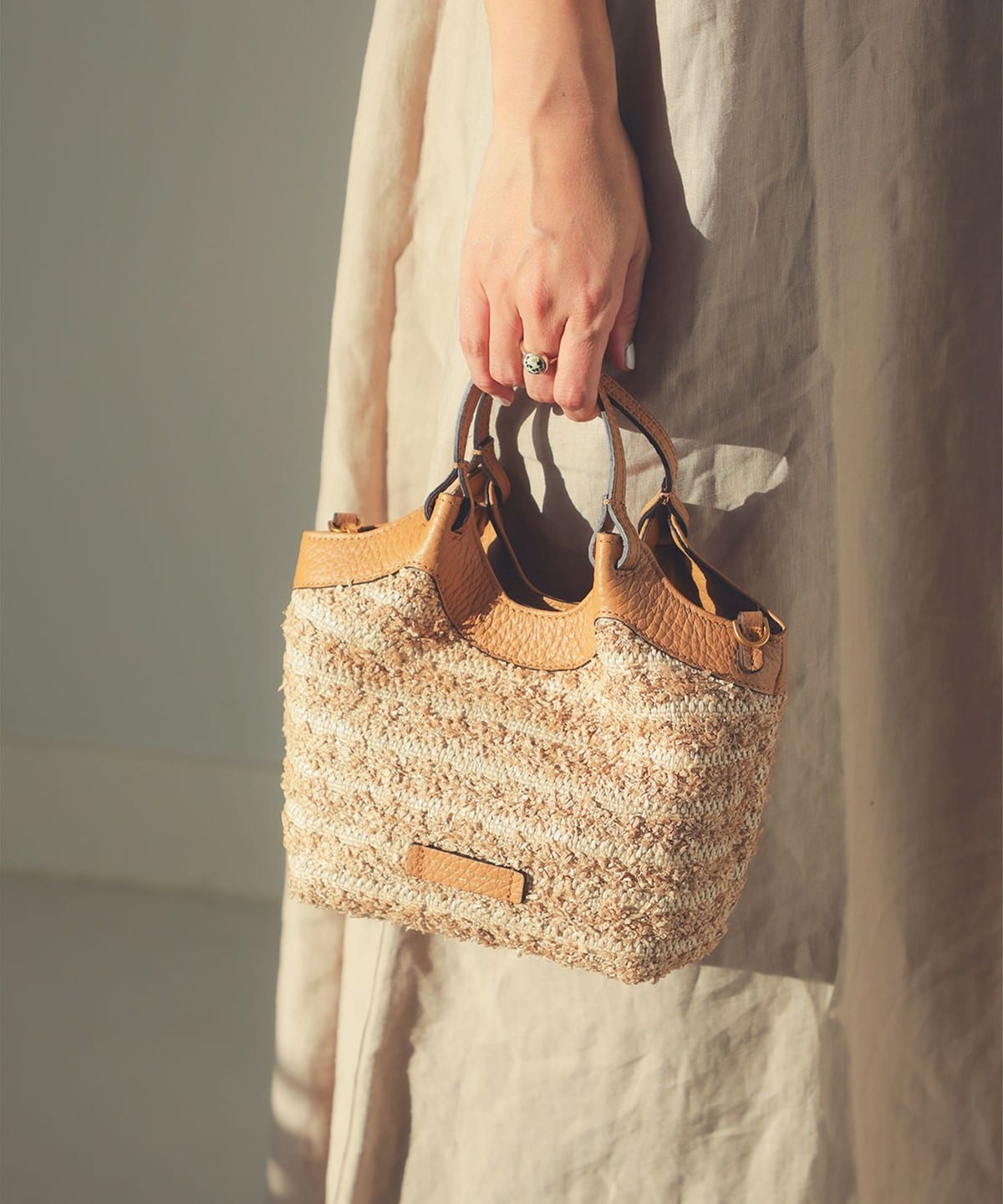 GIANNI CHIARINI ジャンニ キアリーニ / DUA ミニショルダーバッグ XS バッグ WOMEN NATURE ONE SIZE GIANNI CHIARINI ジャンニ キアリーニ / DUA ミニショルダーバッグ XS バッグ WOMEN NATURE ONE SIZE