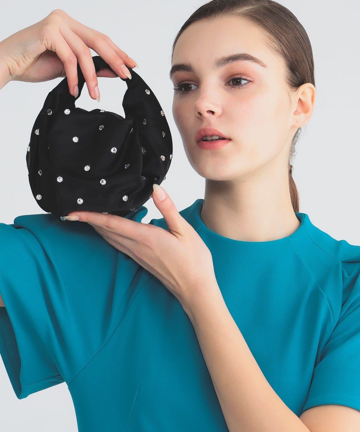 TENDRESSE STUDIO / スワロフスキー バッグ バッグ WOMEN BLACK ONE SIZE TENDRESSE STUDIO / スワロフスキー バッグ バッグ WOMEN BLACK ONE SIZE